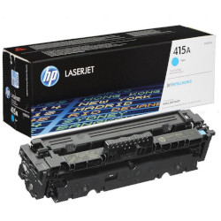 Cartouche N°415A toner cyan 2100 pages pour HP Color Laserjet Pro M454