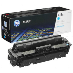Cartouche N°415X toner cyan 6000 pages pour HP Color Laserjet Pro M454