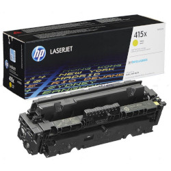 Cartouche N°415X toner jaune 6000 pages pour HP Color Laserjet Pro M454