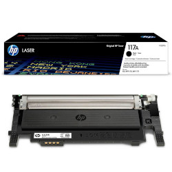 Cartouche toner noir N°117A 1000 pages pour HP Color Laserjet MFP 178