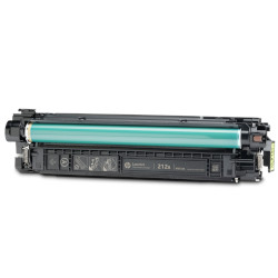 Cartouche N°212A toner jaune 4500 pages pour HP Color Laserjet M 555