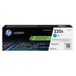 Cartridge de cyan toner n°220X HC 5500 pages for HP Color Laserjet Pro 4202