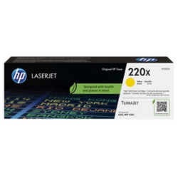 Cartouche de toner jaune n°220X HC 5 500 pages pour HP Color Laserjet Pro 4202