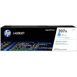 Cartouche N°207A Toner cyan 1250 pages pour HP Color Laserjet M 283