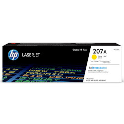 Cartouche N°207A Toner jaune 1250 pages pour HP Color Laserjet M 255