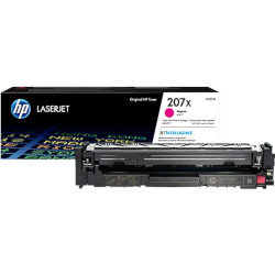 Cartouche N°207X toner magenta 2450 pages pour HP Color Laserjet M 282