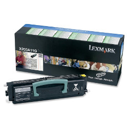 Black toner cartridge 2500 pages for LEXMARK X 204