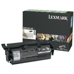 Black toner cartridge 25.000 pages for LEXMARK X 651