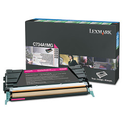 Cartouche toner magenta 10.000 pages pour LEXMARK X 748