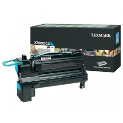 Cartouche toner cyan 20.000 pages pour LEXMARK X 792