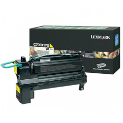 Cartouche toner jaune 20.000 pages pour LEXMARK X 790