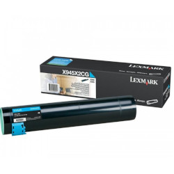 Cartouche toner cyan 22.000 pages pour LEXMARK X 940