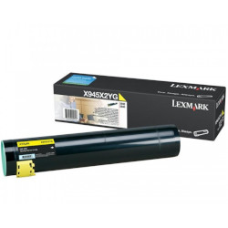 Cartouche toner jaune 22.000 pages pour LEXMARK X 945